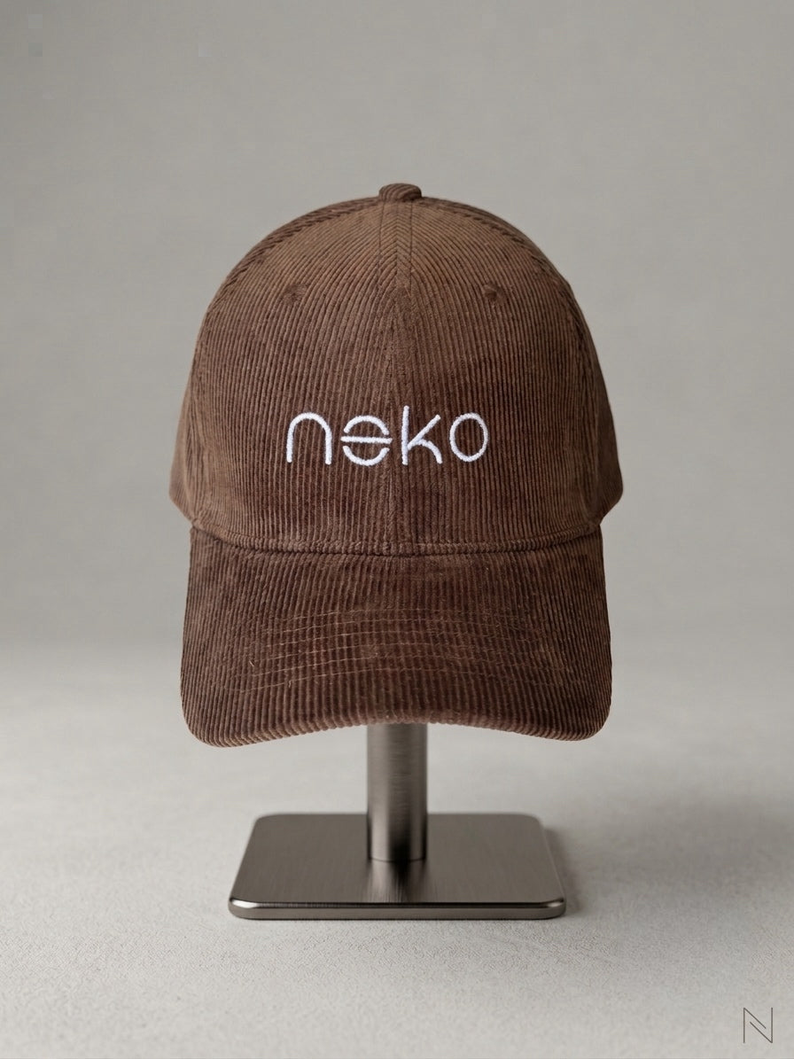 Brown corduroy HAT