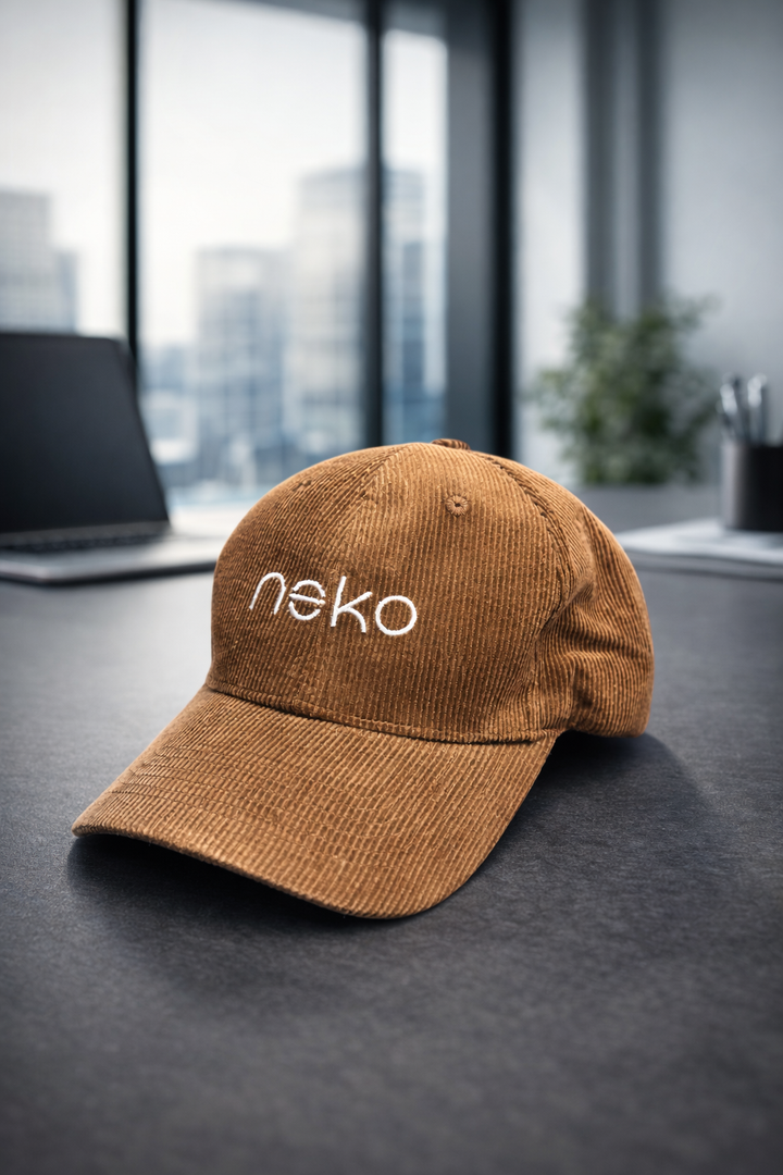 Brown corduroy HAT